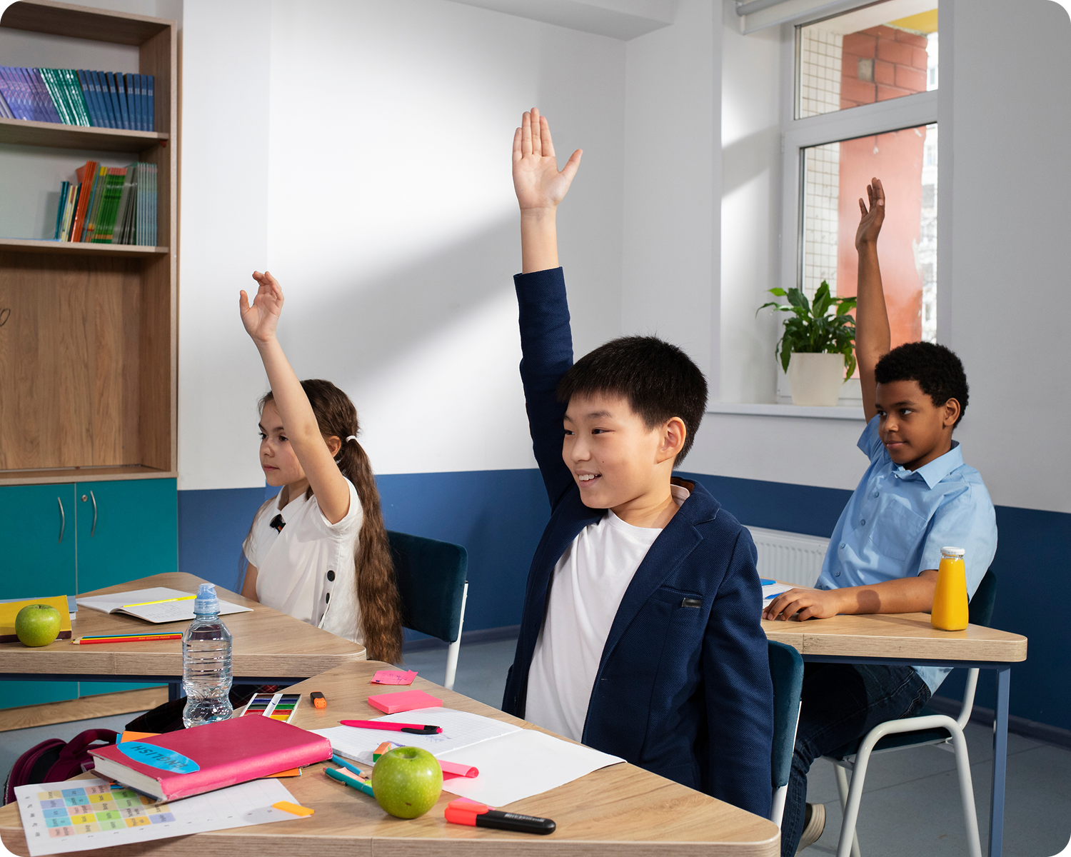Students learning